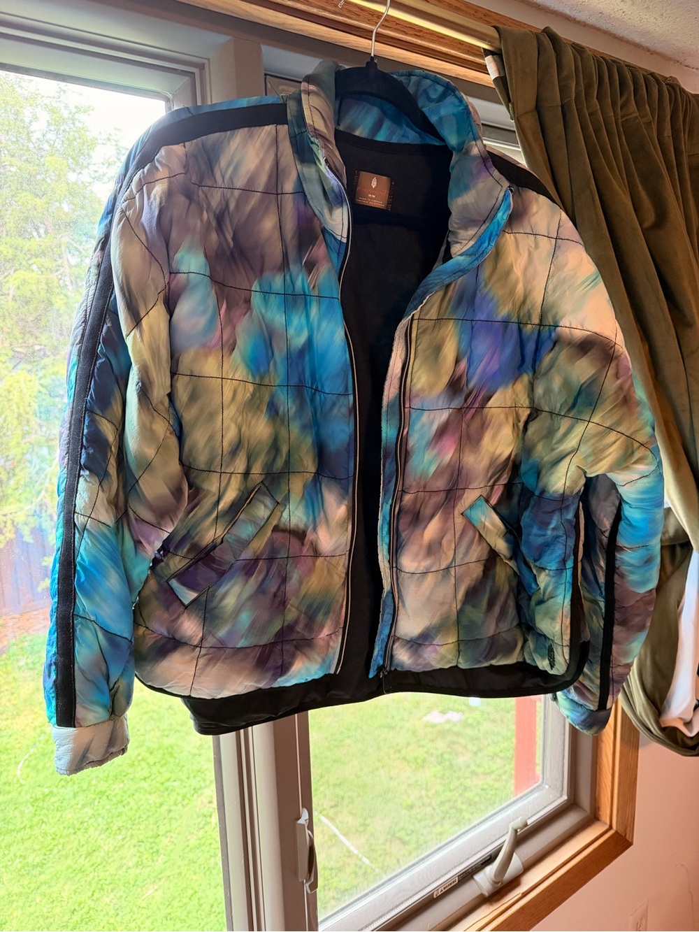 FP Movement by Free People Kids Multicolor Blue-Purple Tie-Dye Puffer Jacket